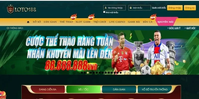 Giới thiệu Loto188 - Nhà cái trực tuyến dẫn đầu xu thế 2026 1 Giới thiệu Loto188 sở hữu nhiều tính năng thú vị